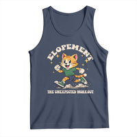 Elopement The Unexpected Workout Tank Top Autism Neurodiversity Cat