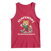 Elopement The Unexpected Workout Tank Top Autism Neurodiversity Cat