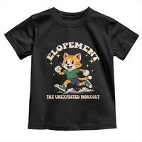 Elopement The Unexpected Workout Toddler T Shirt Autism Neurodiversity Cat