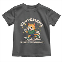 Elopement The Unexpected Workout Toddler T Shirt Autism Neurodiversity Cat