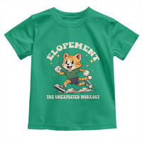 Elopement The Unexpected Workout Toddler T Shirt Autism Neurodiversity Cat