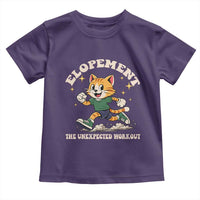 Elopement The Unexpected Workout Toddler T Shirt Autism Neurodiversity Cat