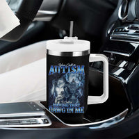 You Call It Autism I Call It Having That Dawg In Me Tumbler With Handle Funny Cringe Alpha Wolf
