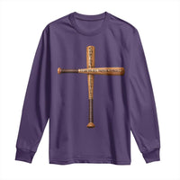 Christian Baseball Long Sleeve Shirt I Can Do All Things Through Christ Who Strengthens Me