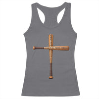 Christian Baseball Racerback Tank Top I Can Do All Things Through Christ Who Strengthens Me
