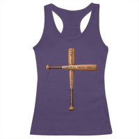 Christian Baseball Racerback Tank Top I Can Do All Things Through Christ Who Strengthens Me
