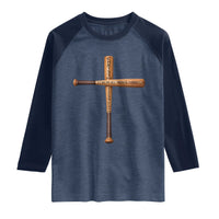Christian Baseball Raglan Shirt I Can Do All Things Through Christ Who Strengthens Me