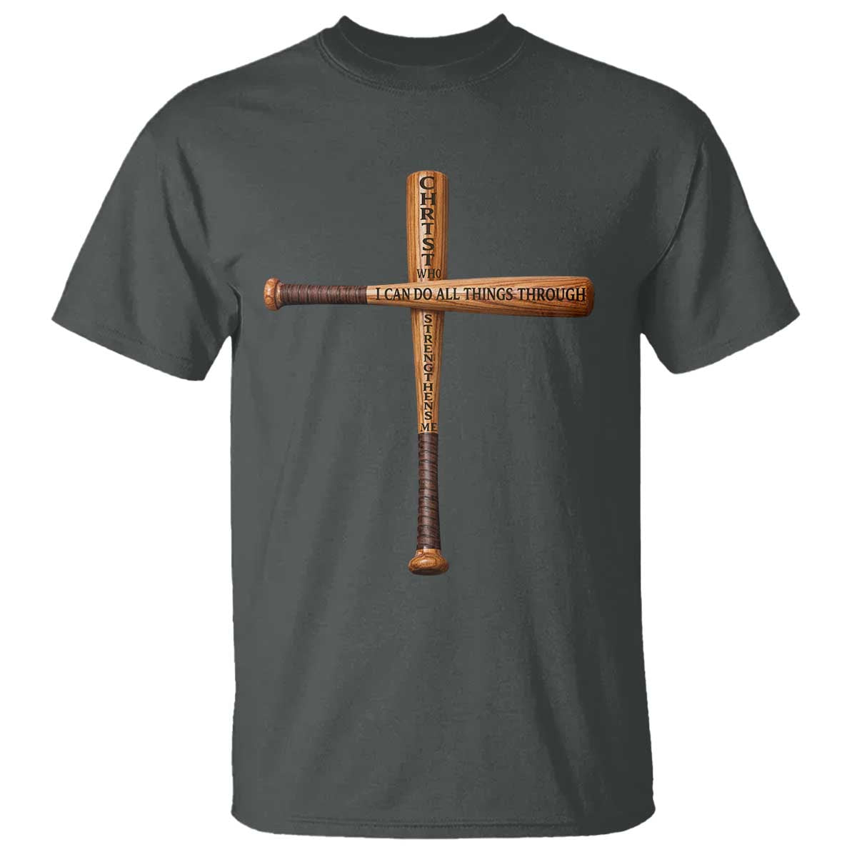 Christian Baseball T Shirt I Can Do All Things Through Christ Who Strengthens Me