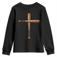 Christian Baseball Youth Sweatshirt I Can Do All Things Through Christ Who Strengthens Me