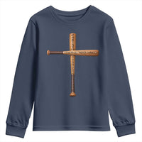 Christian Baseball Youth Sweatshirt I Can Do All Things Through Christ Who Strengthens Me