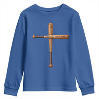 Christian Baseball Youth Sweatshirt I Can Do All Things Through Christ Who Strengthens Me