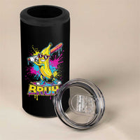 Funny Bruh Banana Baseball Drip Ice Cream Sports Splatter 4 in 1 Can Cooler Tumbler