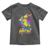 Funny Bruh Banana Baseball Drip Ice Cream Sports Splatter Toddler T Shirt