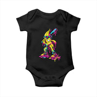 Funny Banana Baseball Drip Ice Cream Splatter Baby Onesie