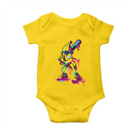 Funny Banana Baseball Drip Ice Cream Splatter Baby Onesie