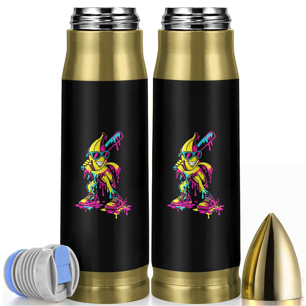 Funny Banana Baseball Drip Ice Cream Splatter Bullet Tumbler