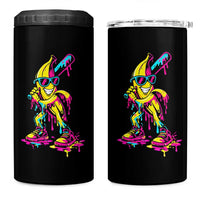 Funny Banana Baseball Drip Ice Cream Splatter 4 in 1 Can Cooler Tumbler