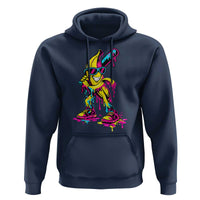 Funny Banana Baseball Drip Ice Cream Splatter Hoodie