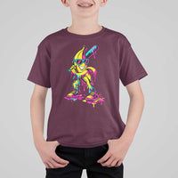 Funny Banana Baseball Drip Ice Cream Splatter T Shirt For Kid
