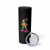 Funny Banana Baseball Drip Ice Cream Splatter Skinny Tumbler