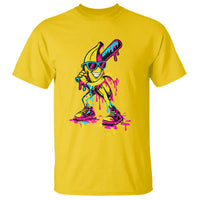 Funny Banana Baseball Drip Ice Cream Splatter T Shirt
