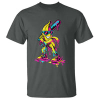 Funny Banana Baseball Drip Ice Cream Splatter T Shirt