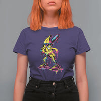 Funny Banana Baseball Drip Ice Cream Splatter T Shirt For Women