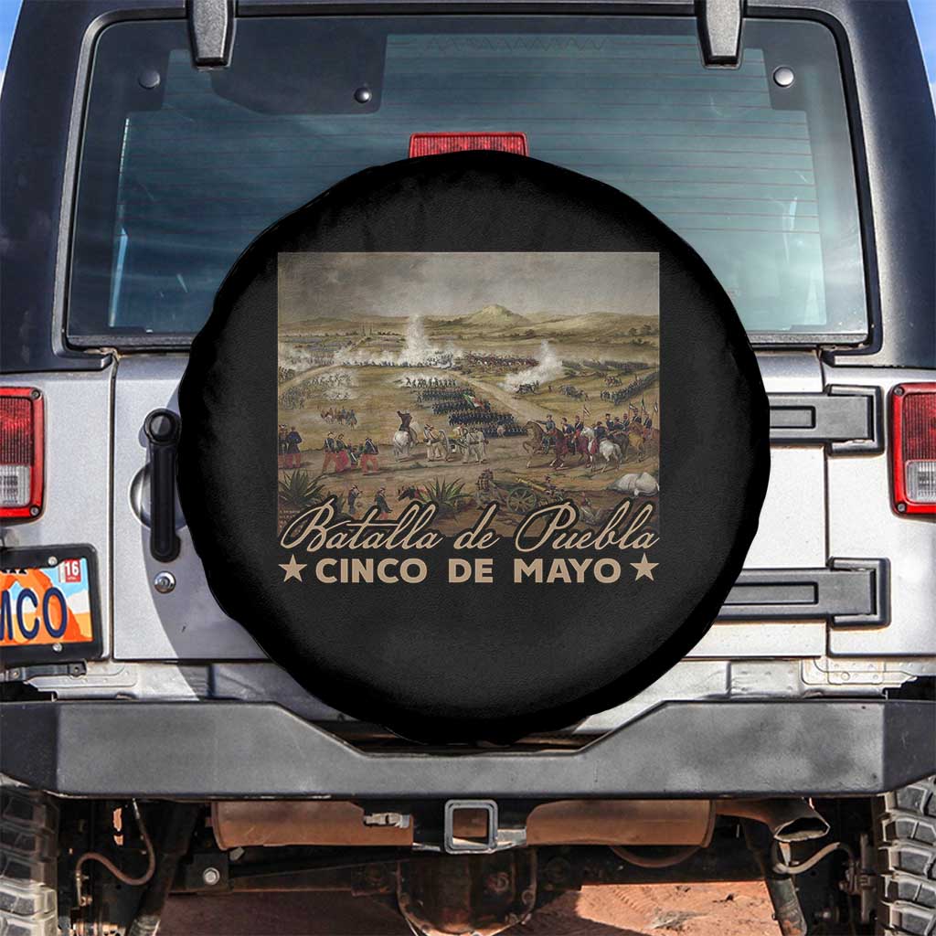 History Of Cinco De Mayo Batalla De Puebla Mexico Spare Tire Cover