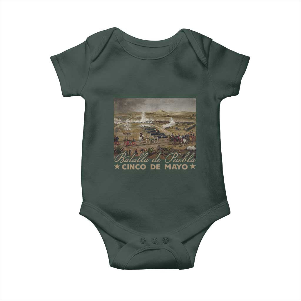 History Of Cinco De Mayo Batalla De Puebla Mexico Baby Onesie