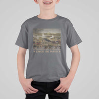 History Of Cinco De Mayo Batalla De Puebla Mexico T Shirt For Kid