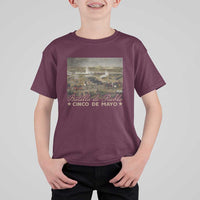 History Of Cinco De Mayo Batalla De Puebla Mexico T Shirt For Kid