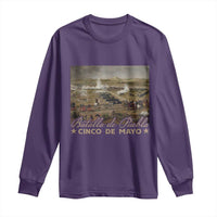 History Of Cinco De Mayo Batalla De Puebla Mexico Long Sleeve Shirt