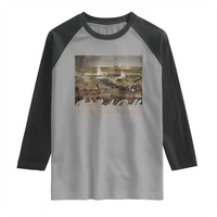 History Of Cinco De Mayo Batalla De Puebla Mexico Raglan Shirt
