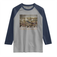 History Of Cinco De Mayo Batalla De Puebla Mexico Raglan Shirt