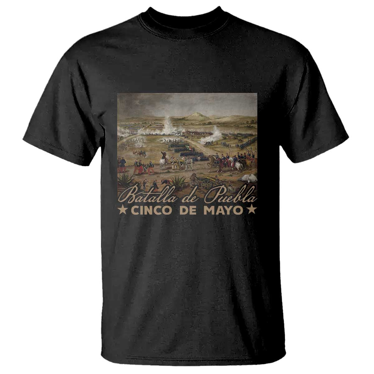History Of Cinco De Mayo Batalla De Puebla Mexico T Shirt