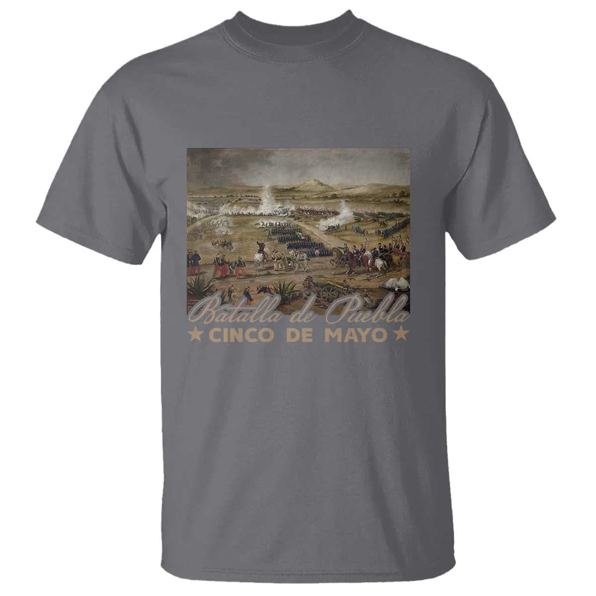History Of Cinco De Mayo Batalla De Puebla Mexico T Shirt