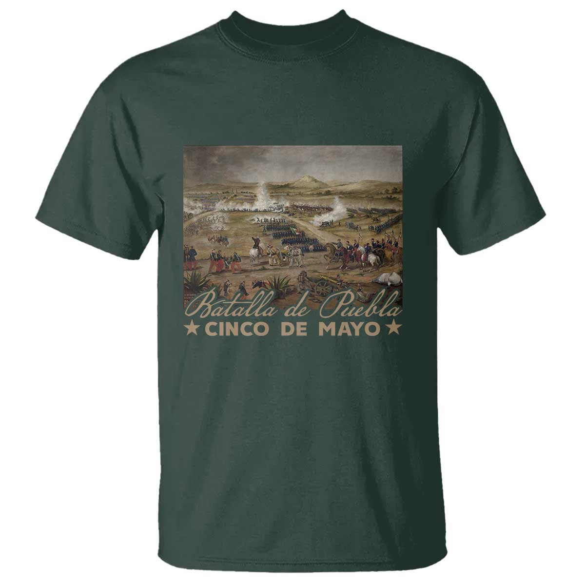 History Of Cinco De Mayo Batalla De Puebla Mexico T Shirt