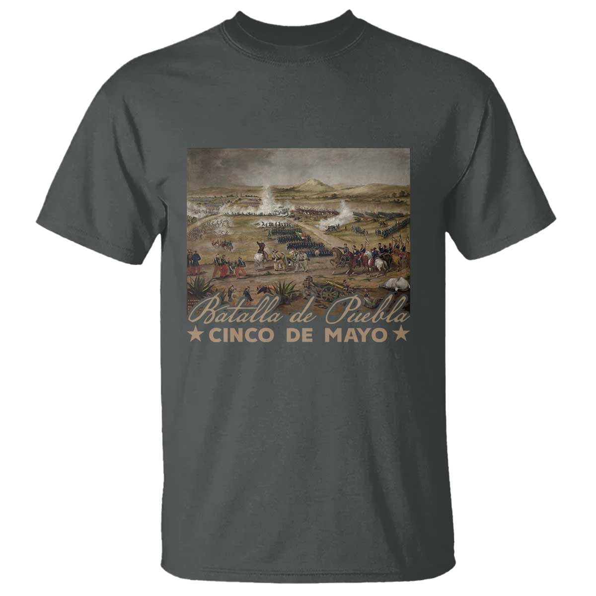 History Of Cinco De Mayo Batalla De Puebla Mexico T Shirt