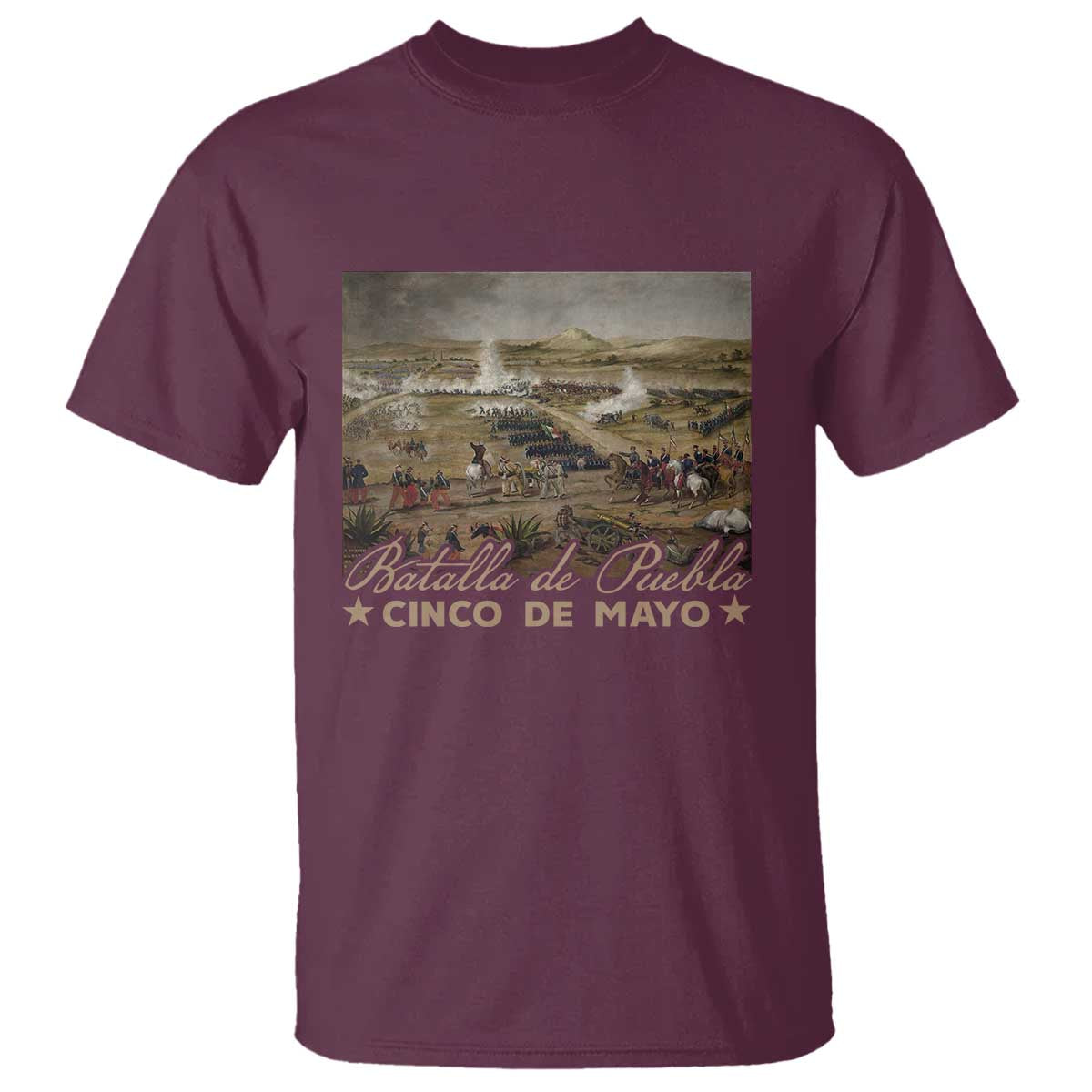 History Of Cinco De Mayo Batalla De Puebla Mexico T Shirt