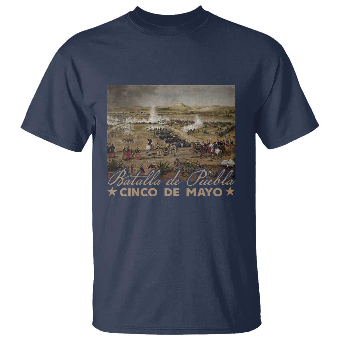 History Of Cinco De Mayo Batalla De Puebla Mexico T Shirt