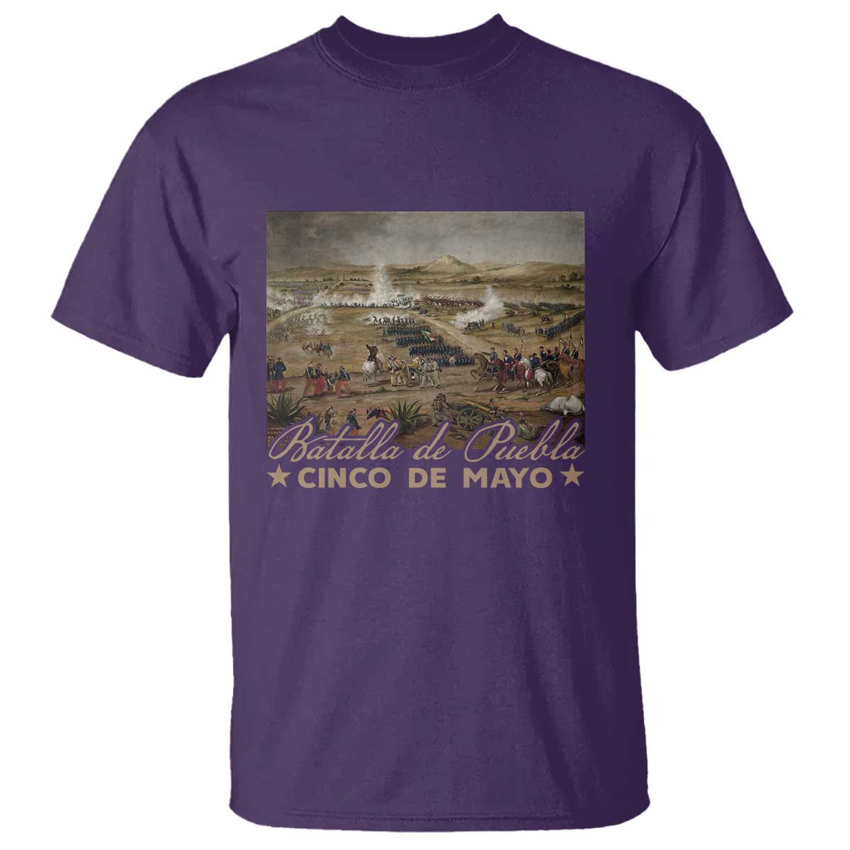 History Of Cinco De Mayo Batalla De Puebla Mexico T Shirt