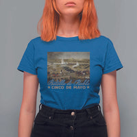 History Of Cinco De Mayo Batalla De Puebla Mexico T Shirt For Women