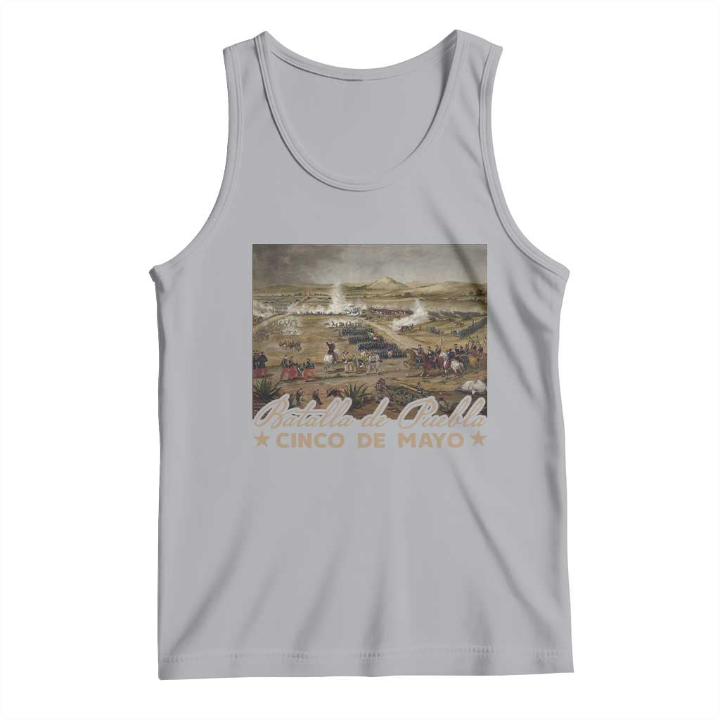 History Of Cinco De Mayo Batalla De Puebla Mexico Tank Top