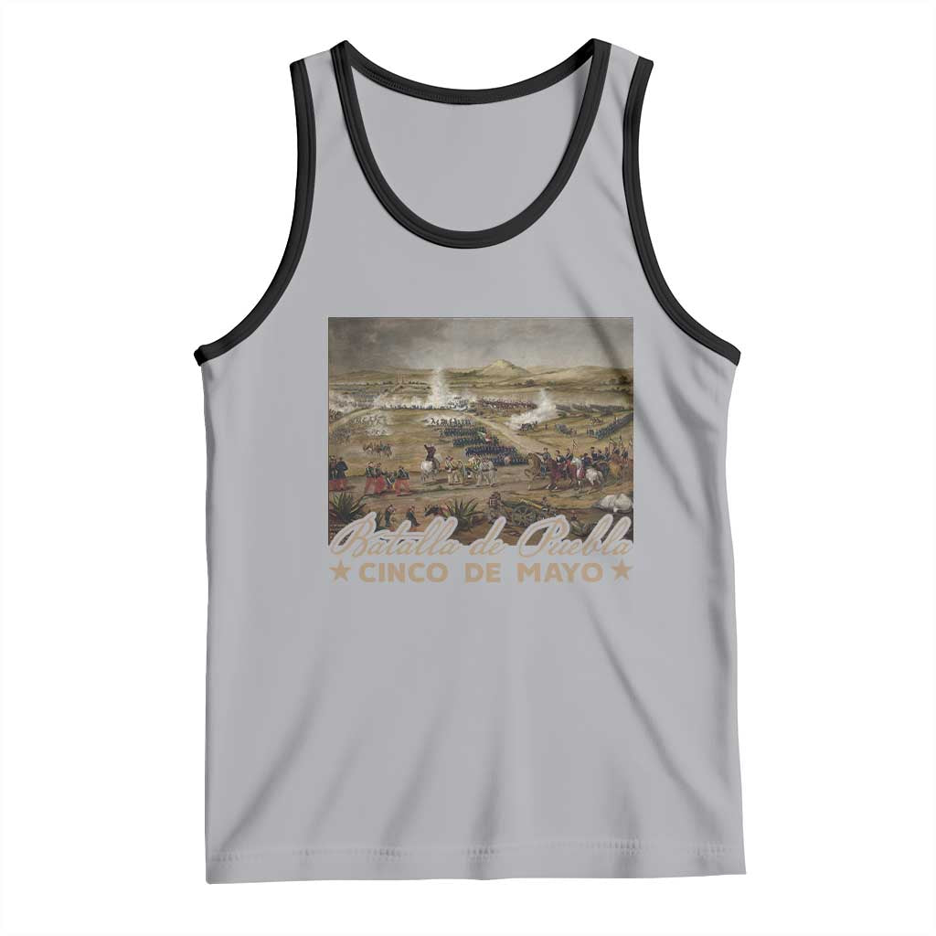 History Of Cinco De Mayo Batalla De Puebla Mexico Tank Top