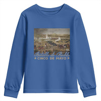 History Of Cinco De Mayo Batalla De Puebla Mexico Youth Sweatshirt