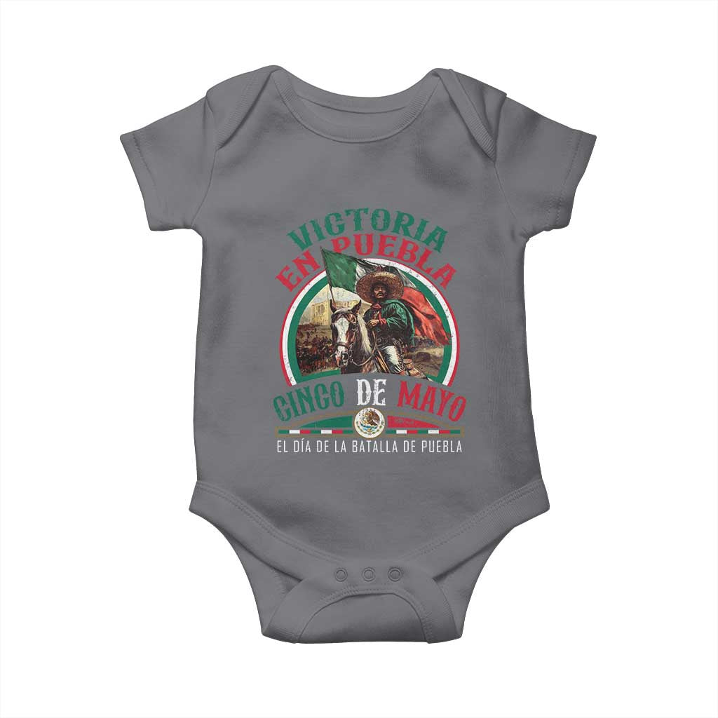 Victoria En Puebla Cinco De Mayo Baby Onesie Battle of Puebla History Of Mexico