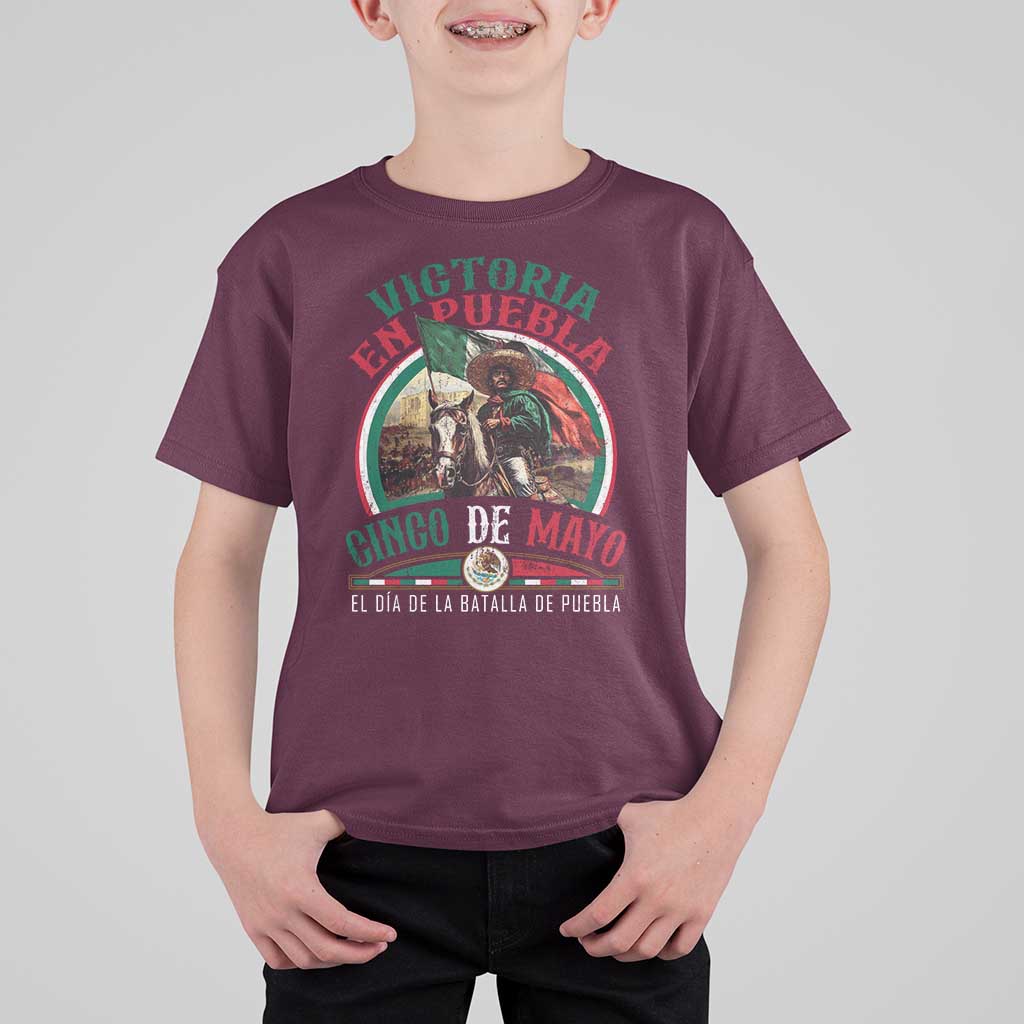 Victoria En Puebla Cinco De Mayo T Shirt For Kid Battle of Puebla History Of Mexico