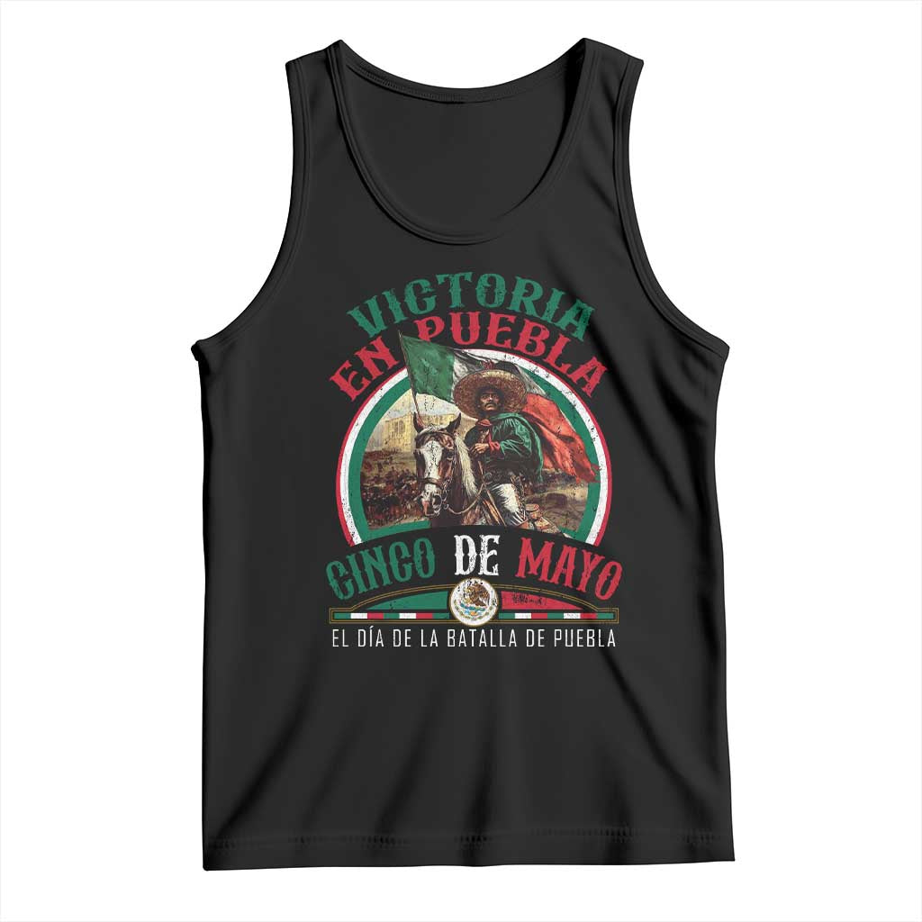 Victoria En Puebla Cinco De Mayo Tank Top Battle of Puebla History Of Mexico