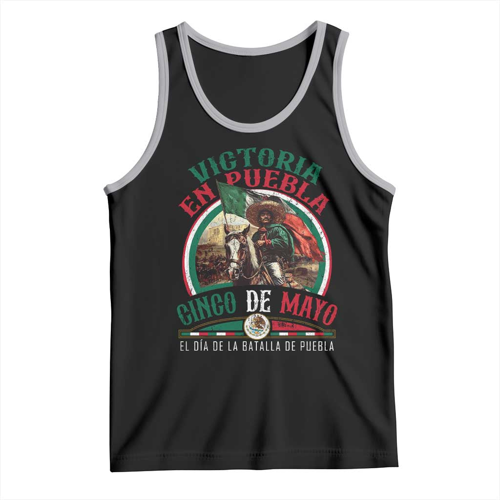 Victoria En Puebla Cinco De Mayo Tank Top Battle of Puebla History Of Mexico