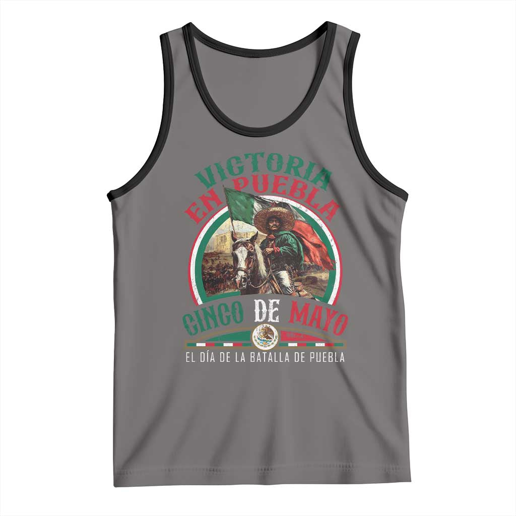 Victoria En Puebla Cinco De Mayo Tank Top Battle of Puebla History Of Mexico